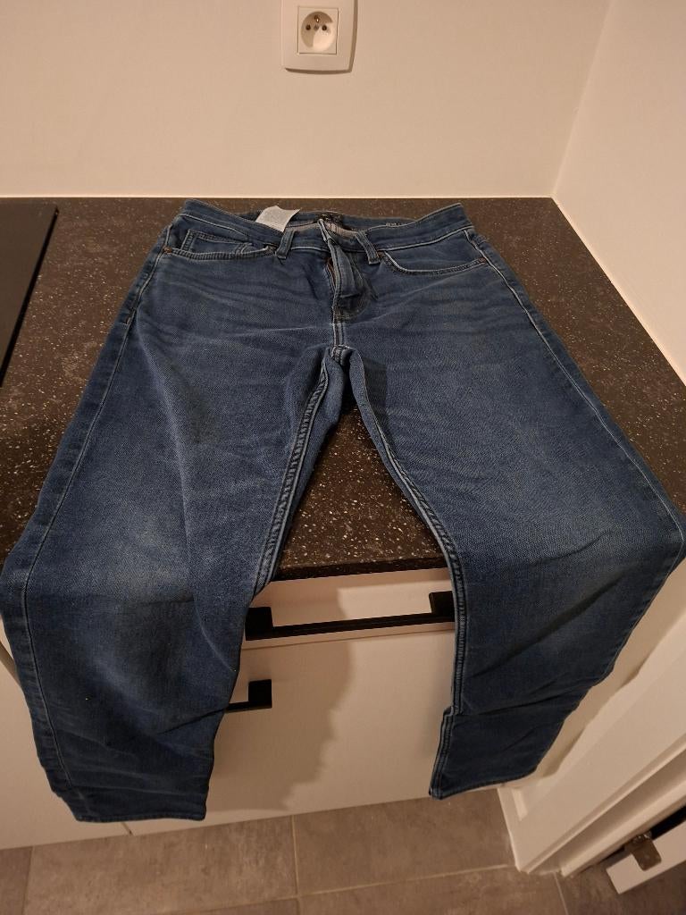 Blauwe jeansbroek, Vêtements | Hommes, Jeans, W32 (confection 46) ou plus petit, Enlèvement, Bleu, Comme neuf