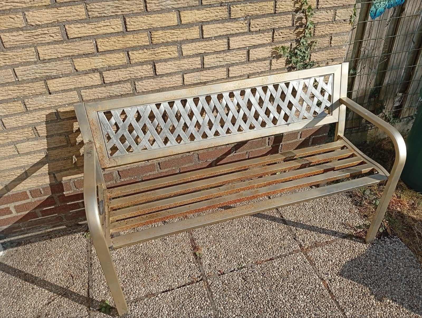 metalen tuinbank, Tuin en Terras, Ophalen