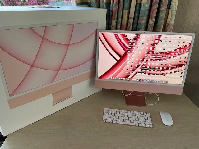 iMac 24 inch 8-cores / M1 uit 2023 - nieuwstaat - in doos, Computers en Software, Apple Desktops, IMac, Zo goed als nieuw, 4 Ghz of meer
