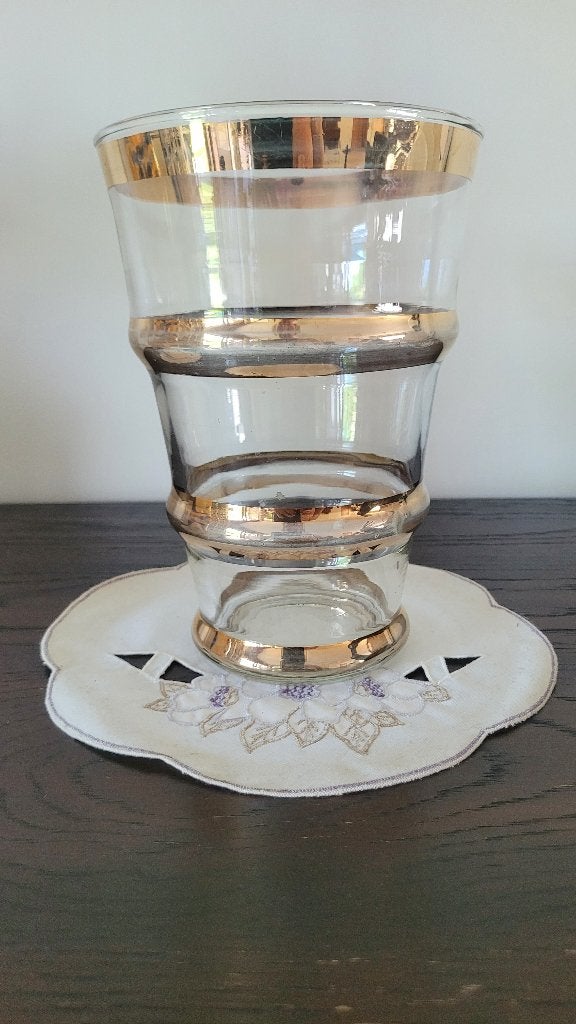 vintage vaas in Booms glas, Antiek en Kunst, Ophalen