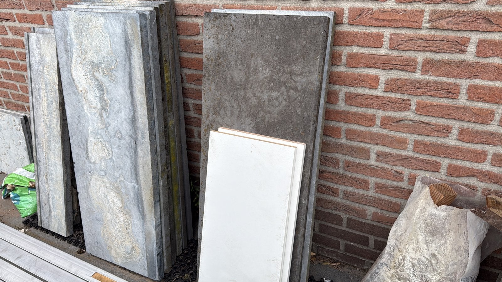 blauwe hardsteen, Ophalen, Zo goed als nieuw