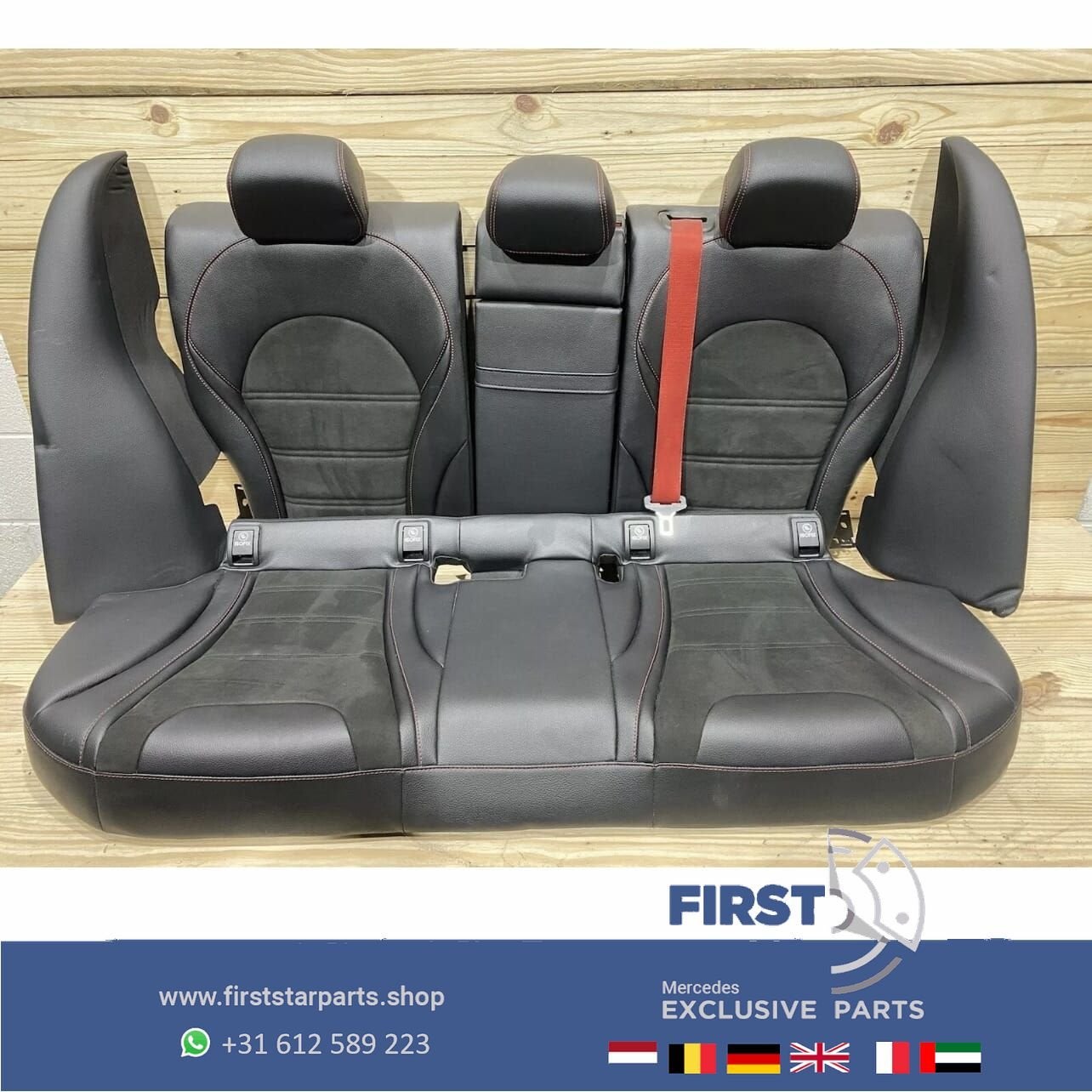 W205 C43 C63 AMG Edition Interieur Elektrische Stoelen Leer, Utilisé, -, -, Enlèvement ou Envoi