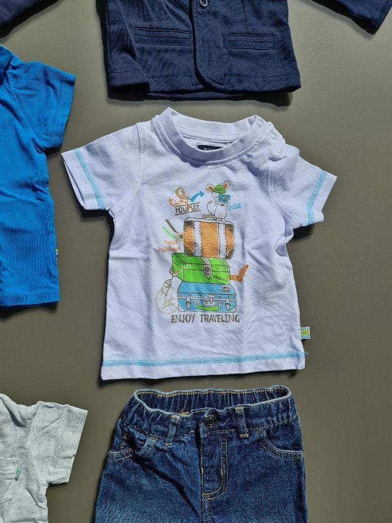 t-shirt, Blue Seven 3-6m/62cm, Kinderen en Baby's, Babykleding | Maat 62, Ophalen, Zo goed als nieuw