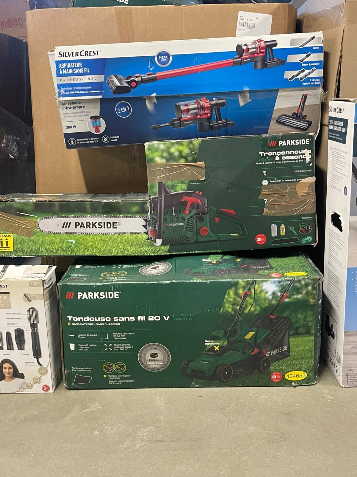 Palette vec dès mélange d’electro pour jardin et cuisine, Tuin en Terras, Buitenverlichting, Zo goed als nieuw, Plafondlamp, Led