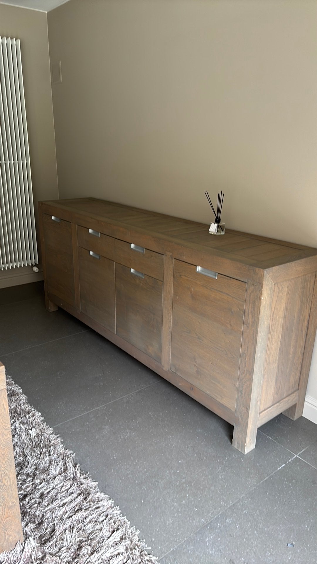 Lange dressoir kast, Huis en Inrichting, Ophalen, Met lade(s), Zo goed als nieuw, 200 cm of meer