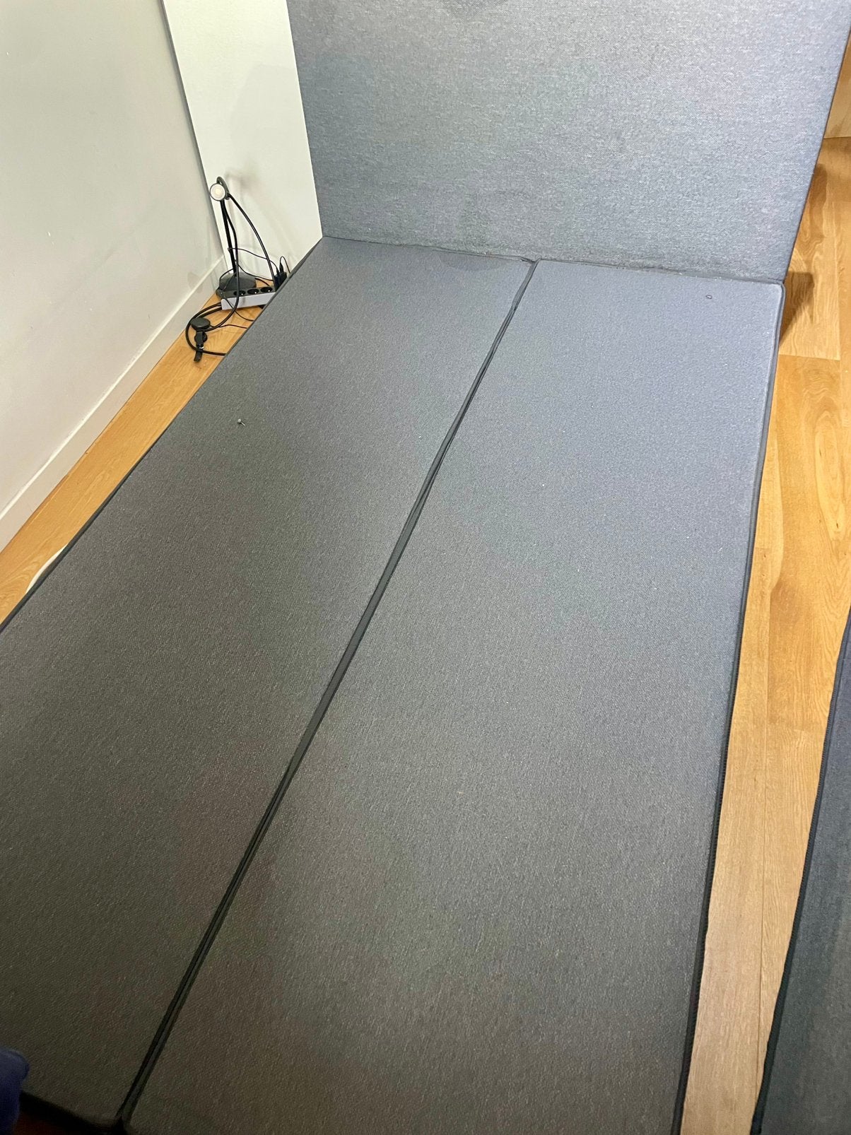 GRATIS AF TE HALEN boxspring bed 1.20, Ophalen, Gebruikt, Twijfelaar, 120 cm