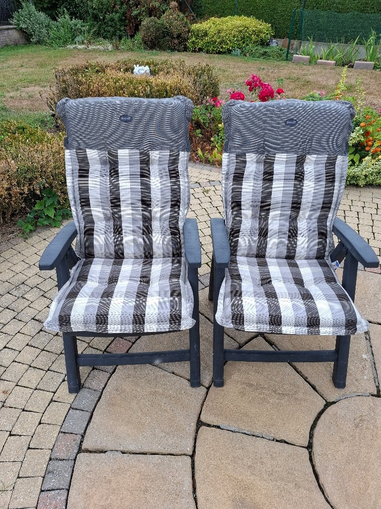 Set van 6 hartman tuinstoelen, Tuin en Terras, Ophalen, Gebruikt, Kunststof, Inklapbaar