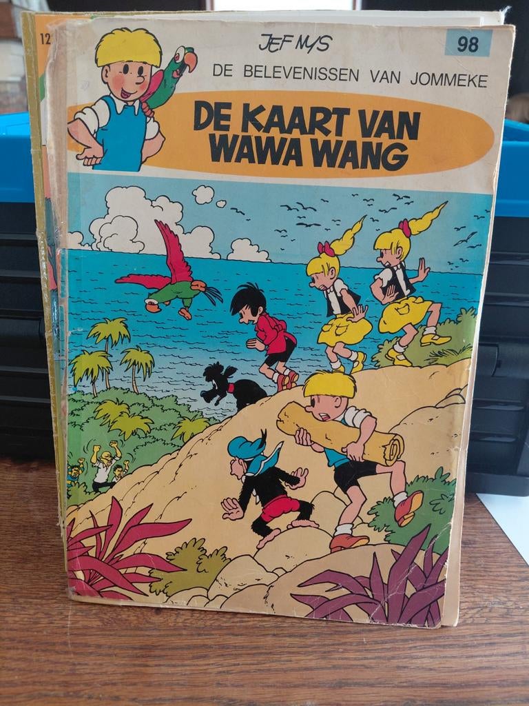 Jommeke- De kaart van Wawa Wang, Ophalen, Jef nys