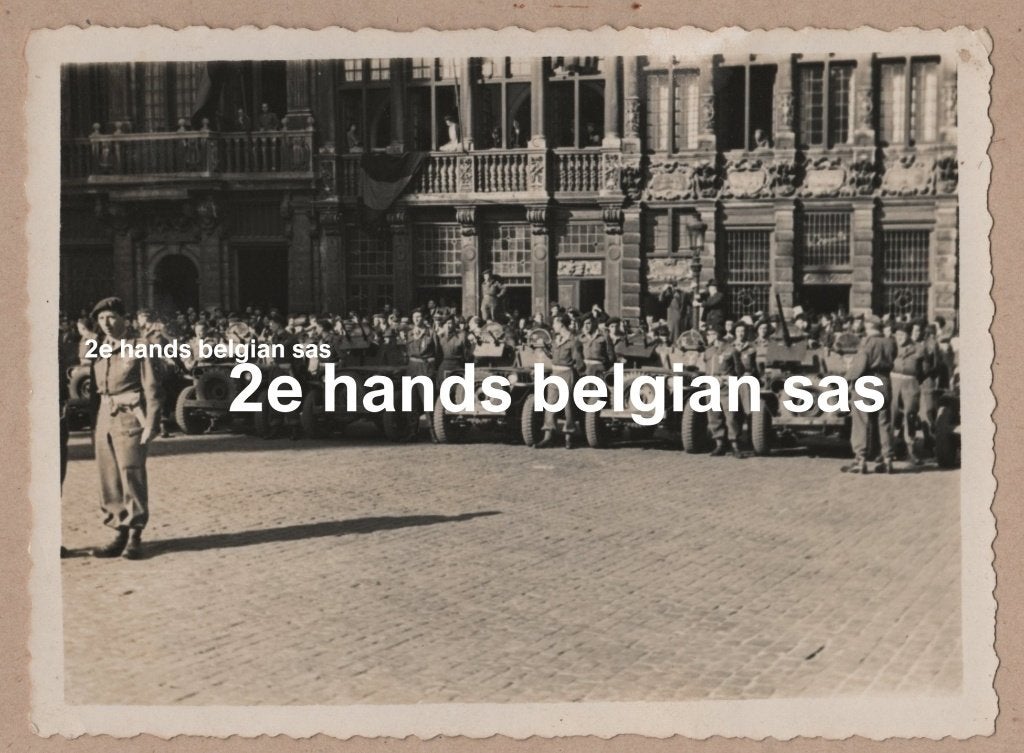 BELGIAN SAS ABBL AIRBORNE THONARD, Verzamelen, Militaria | Tweede Wereldoorlog, Landmacht, Foto of Poster, Ophalen of Verzenden