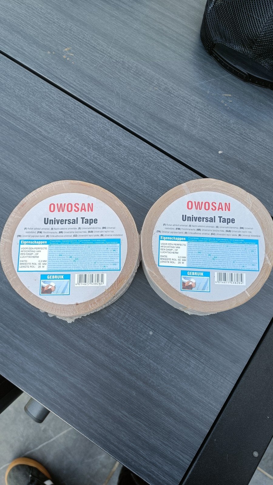 2x Osowani universal tape, Enlèvement, Neuf, Moins de 4 cm
