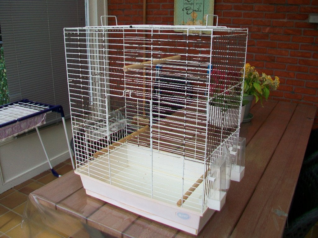 Vogelkooi, Ophalen, Gebruikt, Metaal, Vogelkooi