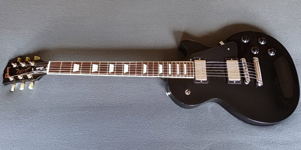 Gibson Les Paul Studio Ebony binding Greenybucker, Enlèvement ou Envoi, Comme neuf, Solid body, Gibson