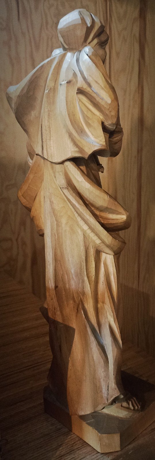Mariabeeld hout, Antiquités & Art, Art | Sculptures & Bois, Enlèvement, Fait main, Bois