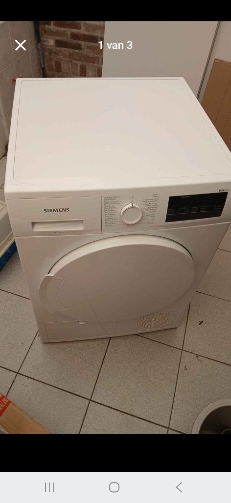 Droogkast Siemens, Ophalen, Zo goed als nieuw, Overige typen