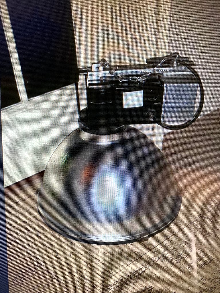 INOX LAMP, Ophalen, Gebruikt, Inclusief lichtbron, Gloeilamp