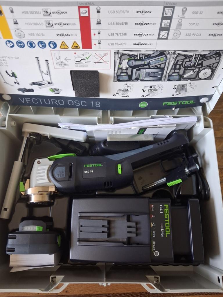 Festool osc18 vecturo set, Ophalen of Verzenden