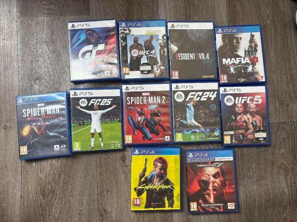PS 5 PS 4 GAMES, Games en Spelcomputers, 2 spelers, Eén computer, Zo goed als nieuw, Vanaf 7 jaar
