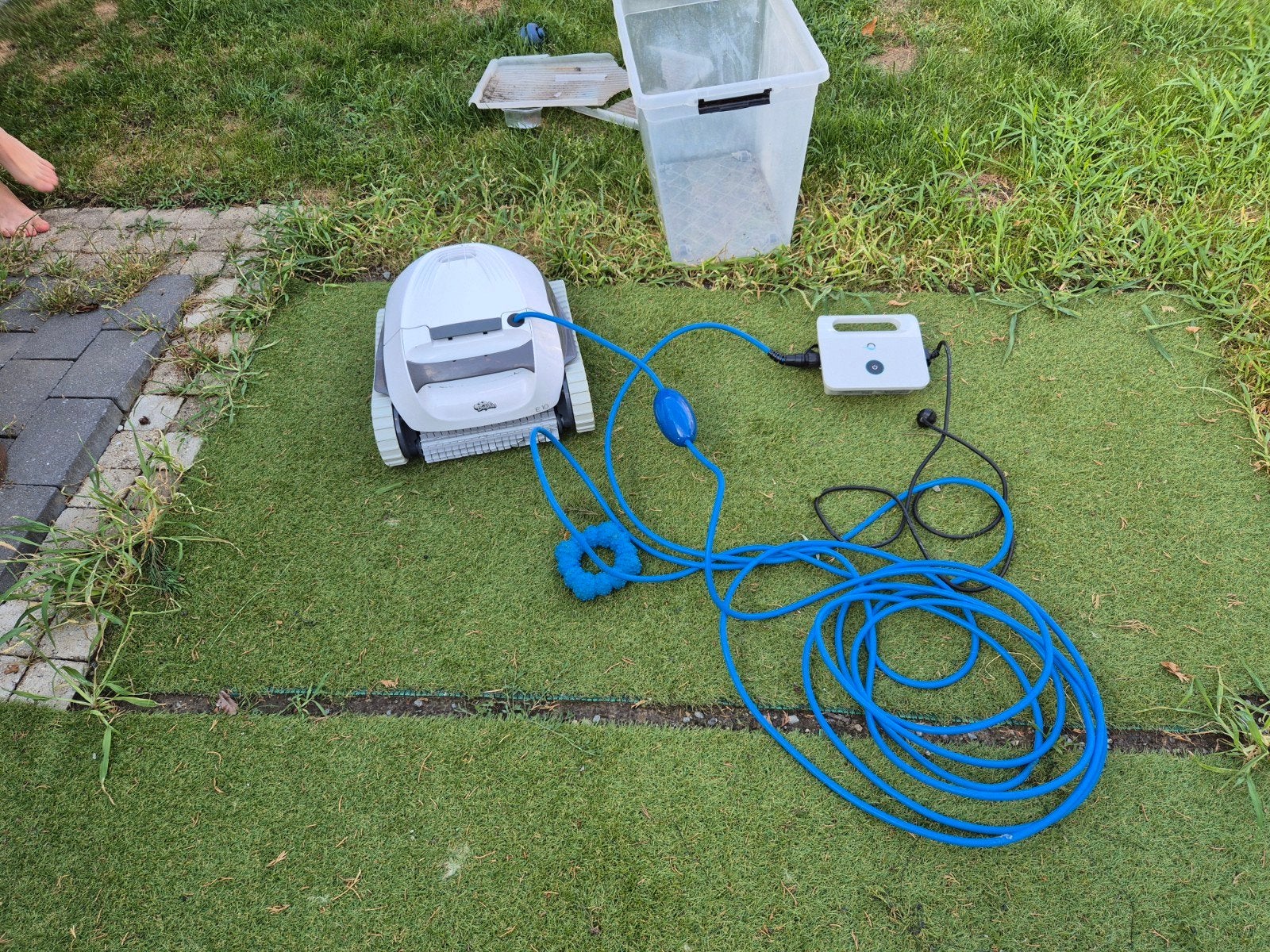 Zwembadrobot Dolphine E10, Tuin en Terras, Ophalen