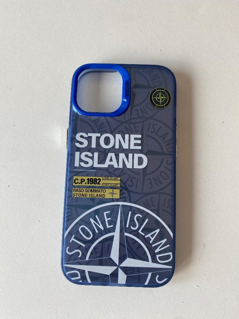 iPhone hoesje Stone Island blauw, Ophalen, IPhone 15, Blauw, Nieuw
