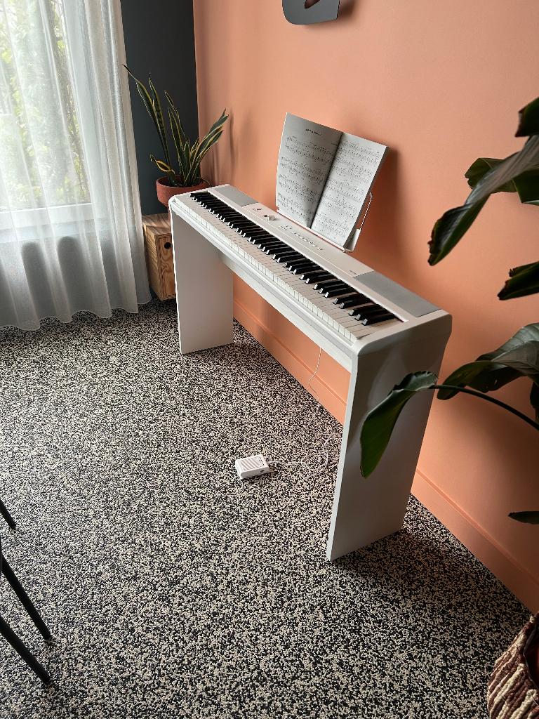 Witte elektrische piano van Fazley, Ophalen, Gebruikt, Wit, Digitaal