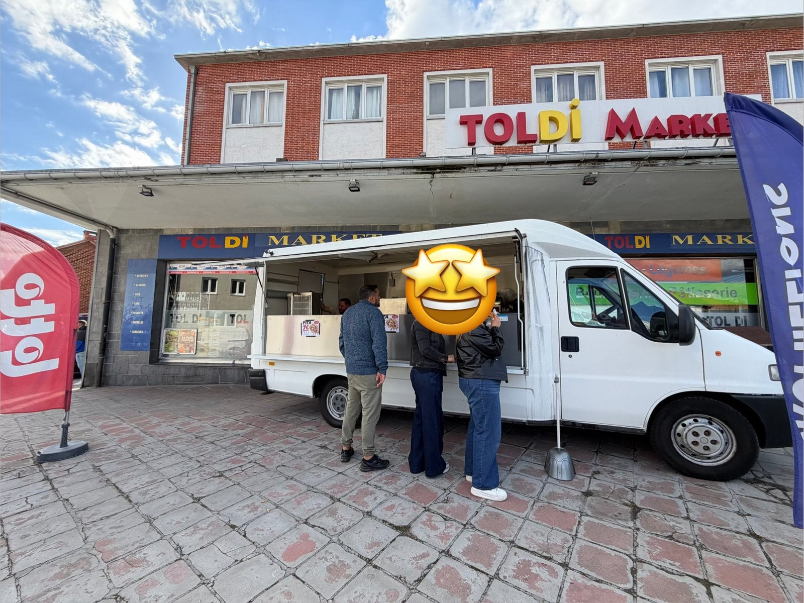 Food Truck Peugeot 2002, Enlèvement