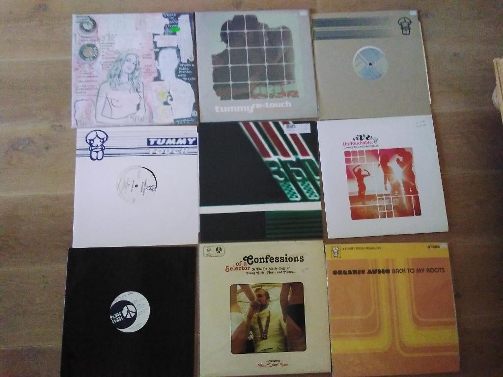 Vinyles Tummy Touch pour des soirées branchées, CD & DVD, Vinyles | Dance & House, Comme neuf, Trip Hop ou Breakbeat, 12 pouces
