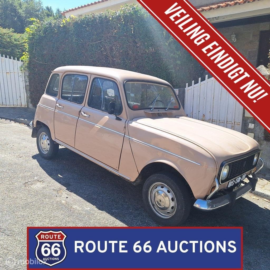 Renault 4 LC | 1975 | Route 66 Auctions, Auto's, Renault, Zwart, Bedrijf, Handgeschakeld