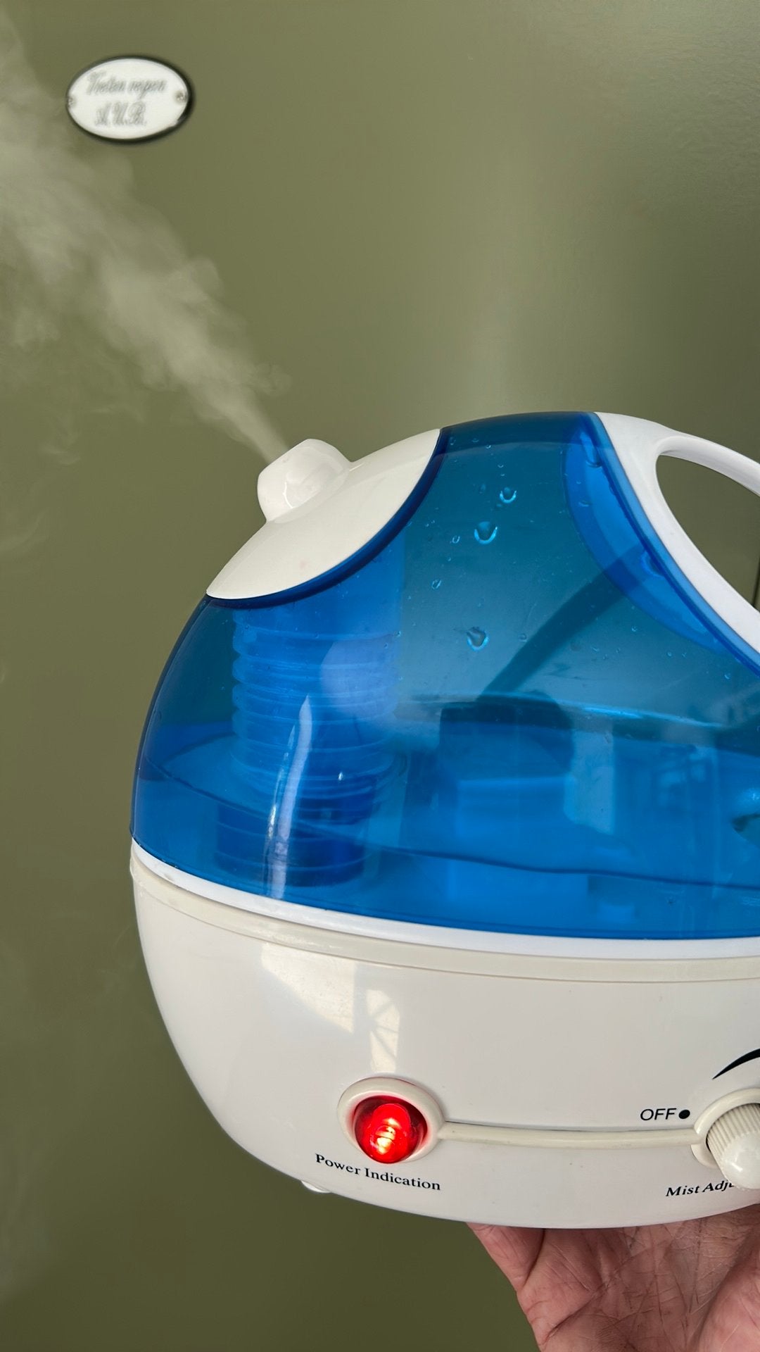 Ultrasone luchtbevochtiger, Electroménager, Équipement de traitement de l'air, Enlèvement, Comme neuf, Humidificateur