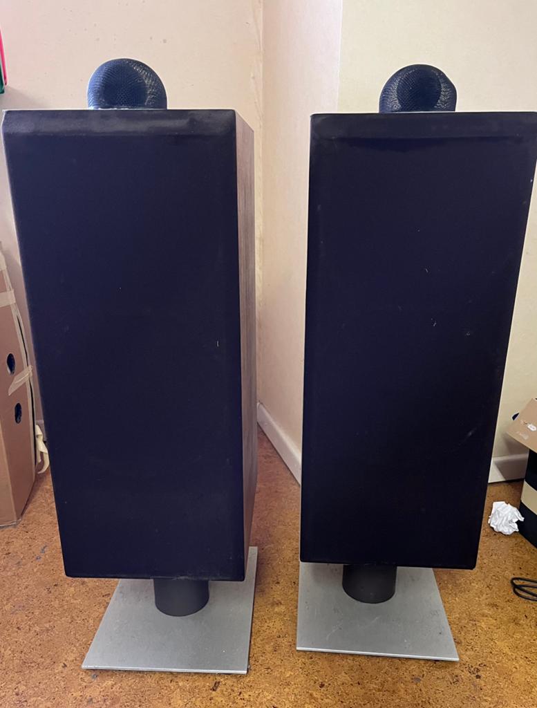 Originele B&W DM7 luidspreker met stands, Enlèvement, Utilisé, Bowers & Wilkins (B&W)
