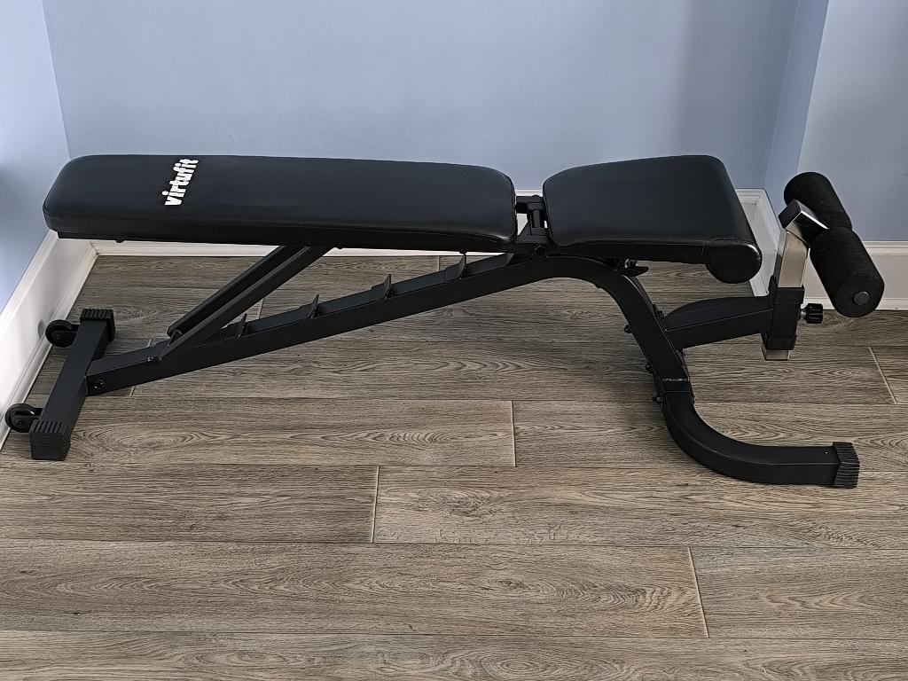 Virtufit Bench Press fitnessbank pro. In goede staat, Sport en Fitness, Ophalen, Gebruikt, Benen, Fitnessbank