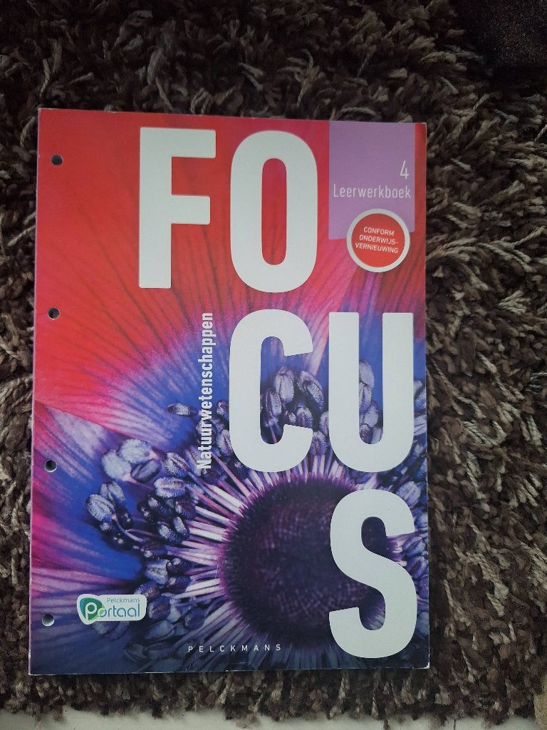 Focus natuurwetenschappe  leerwerkboek, Ophalen, Zo goed als nieuw, Natuurkunde
