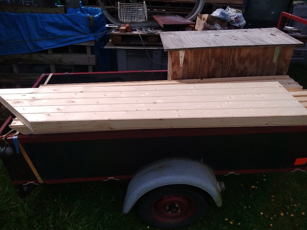 Nieuwe panelen met tand/groef planken, Neuf, 50 mm ou plus, 200 à 250 cm, Enlèvement