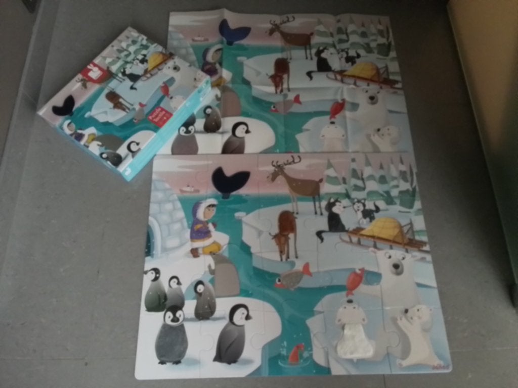 Set rekenpuzzel en voelpuzzel, Ophalen, Zo goed als nieuw
