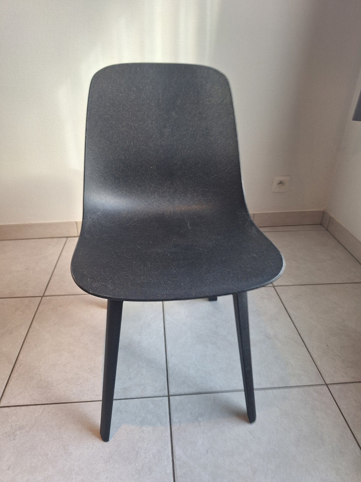 4 zwarte stoelen., Maison & Meubles, Chaises, Enlèvement, Noir
