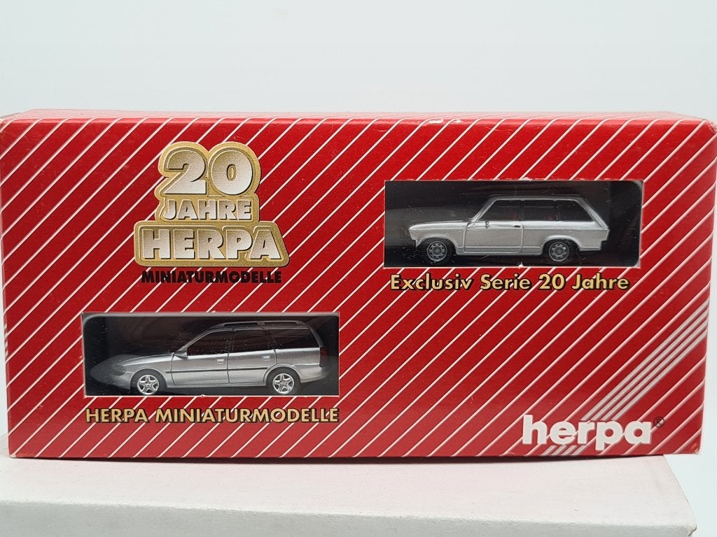 Coffret Herpa Opel - les 20 ans de l'anniversaire de Herpa, Envoi, Comme neuf, Voiture, Herpa