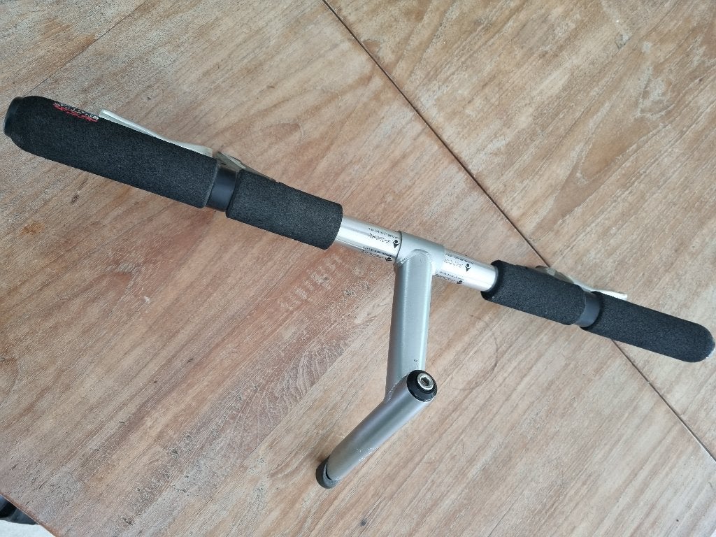 fietsstuur met remgrepen, Fietsen en Brommers, Fietsonderdelen, Ophalen of Verzenden, Zo goed als nieuw, Remmen, Aluminium