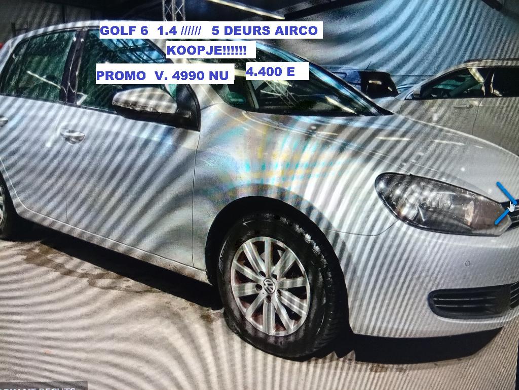 VW GOLF  1.4  BENZINE (  5 DEURS AIRCO  KOOPJE, Euro 5, Bedrijf, Golf, 5 deurs