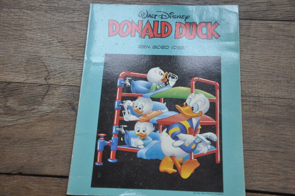 Donald Duck stripboek een goed idee, Eén stripboek, Ophalen of Verzenden, Zo goed als nieuw