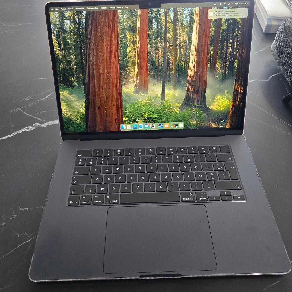 MacBook air M4 15" comme neuf, 15 inch, 512 GB, Ophalen of Verzenden, Zo goed als nieuw