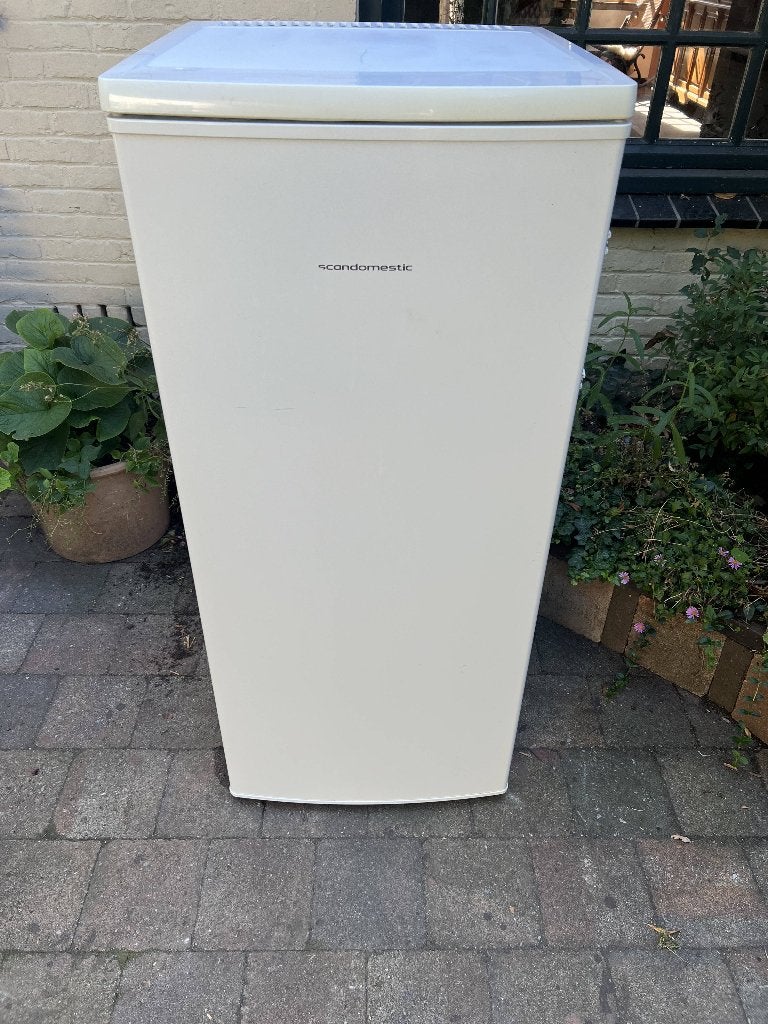 Scandomestic SFS170-1A++ vrieskast – 140 liter – 5 laden, Elektronische apparatuur, Vriezers en Diepvrieskisten, Ophalen, Zo goed als nieuw
