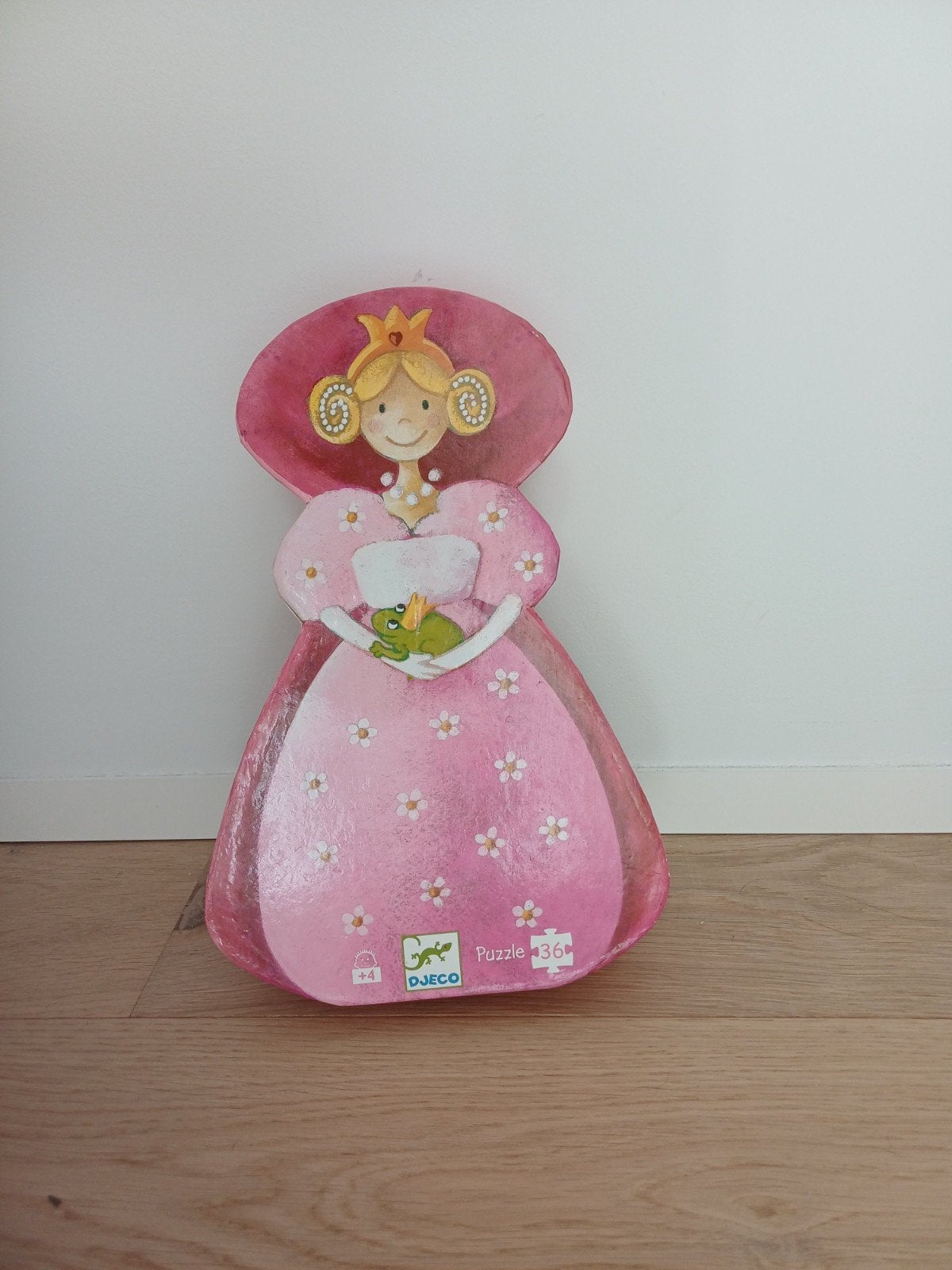 Djeco puzzel - De kikker en de prinses - 36 stuks, Ophalen of Verzenden