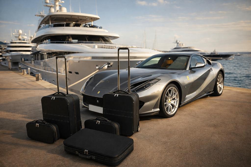 Roadsterbag koffers/kofferset voor de Ferrari 812 Superfast, Auto diversen, Auto-accessoires, Nieuw, Verzenden