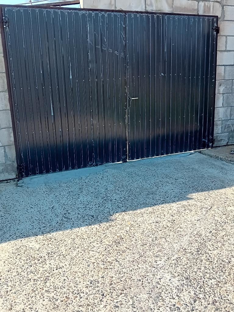 PORTAIL MÉTALLIQUE 8m2 (3,5 m x 2,3 mH) +PORTE, Enlèvement, Utilisé, Autres types, 215 cm ou plus