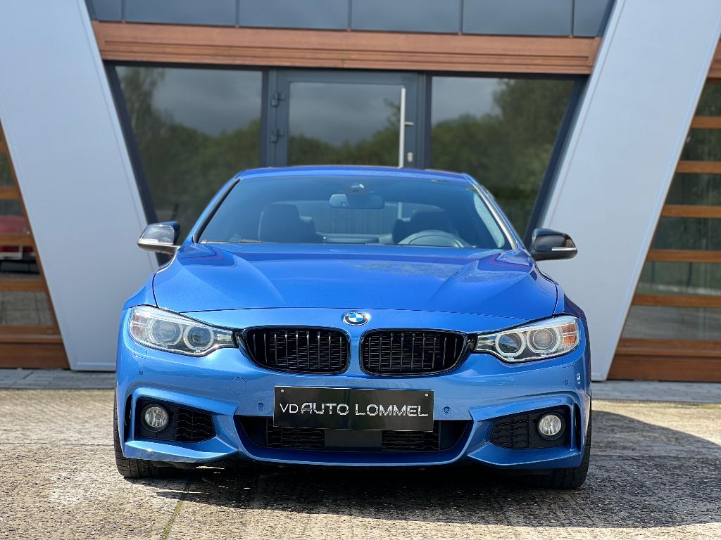 BMW 435i Coupé - M PACK/ AUTOMAAT/ HEAD UP/ ADAPTIVE, Auto's, Automaat, 4 zetels, Achterwielaandrijving, Blauw