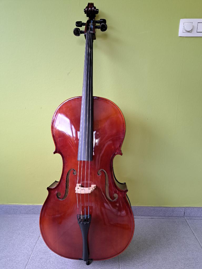 cello studiemodel Stradivarius, Muziek en Instrumenten, Strijkinstrumenten | Cello's, Ophalen, Zo goed als nieuw, 4/4-cello