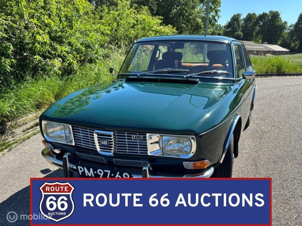 Saab 99 | 1971 | Route 66 Auctions, Auto's, Zwart, Bedrijf, Handgeschakeld, Overige carrosserie