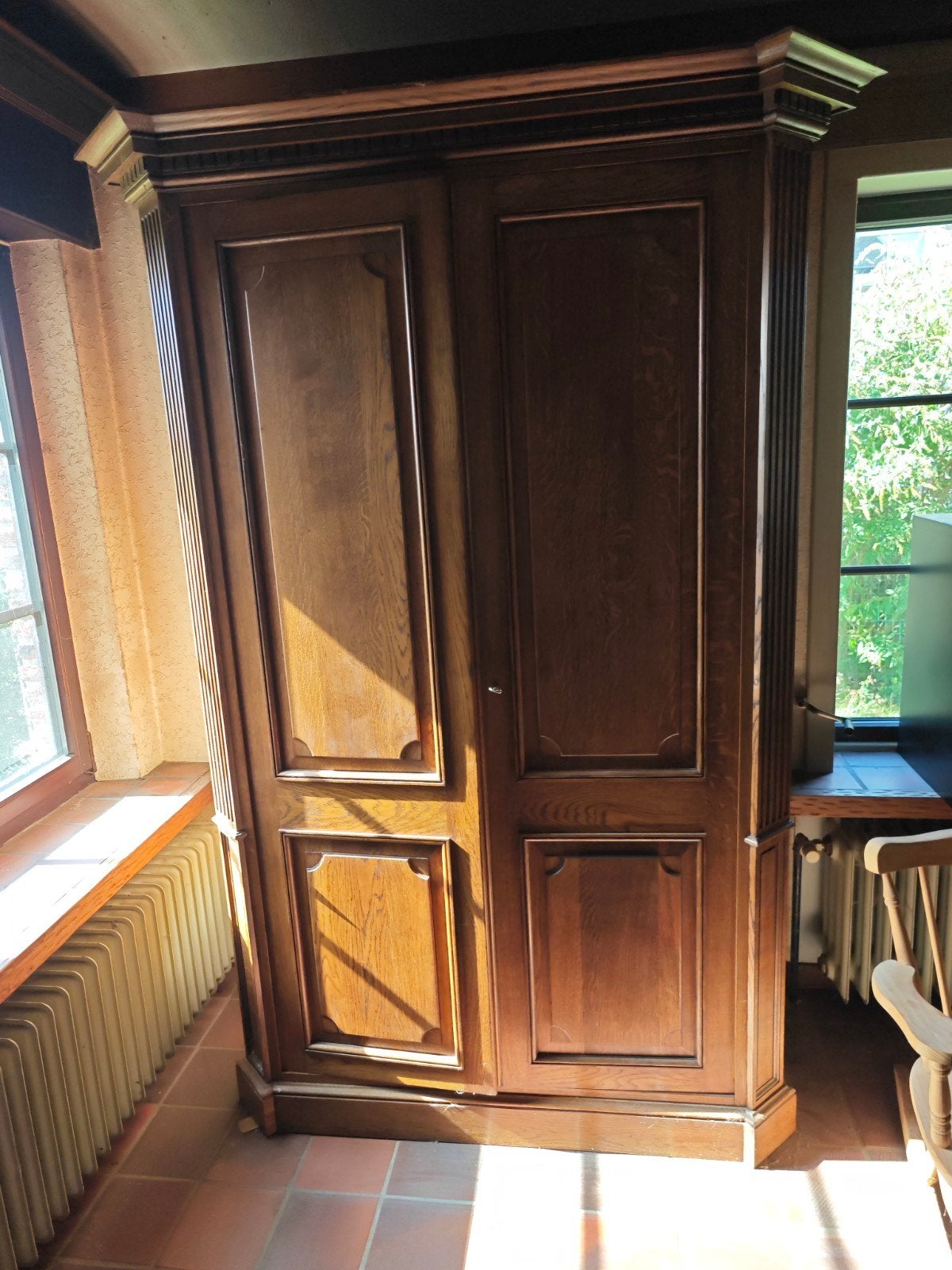 kleding / hall kast massief eik, Enlèvement