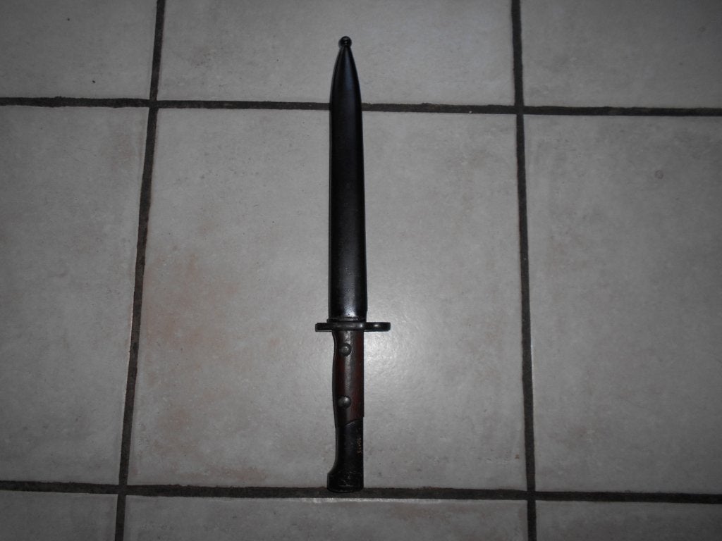 baïonnette dans son fourreau, Collections, Enlèvement ou Envoi, Armée de terre, Couteau ou Poignard