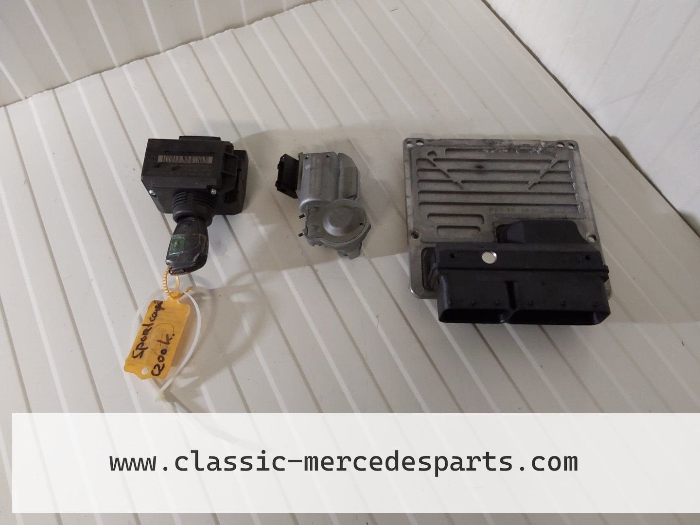 Contactslot set met ECU Mercedes W203 C-klasse Sportcoupe 20, Gebruikt, -, Ophalen of Verzenden, -