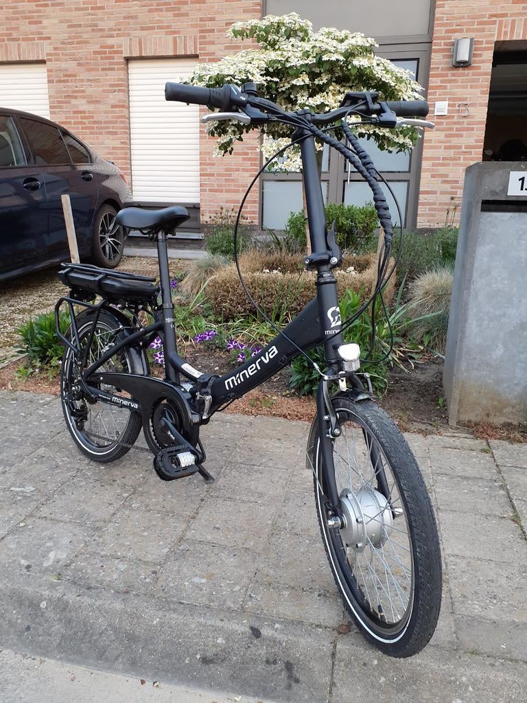 Electrische plooifiets Minerva, Ophalen